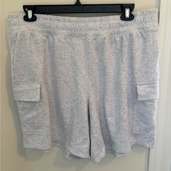 Calvin Klein Performance Pants - Calvin Klein Performance Cotton Blend Shorts Grey 1X